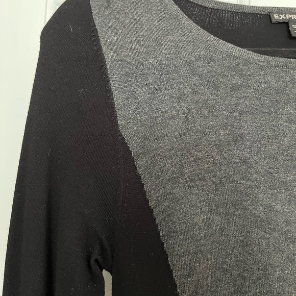 Express Ruched Sweater Dress - Picture 2 of 6